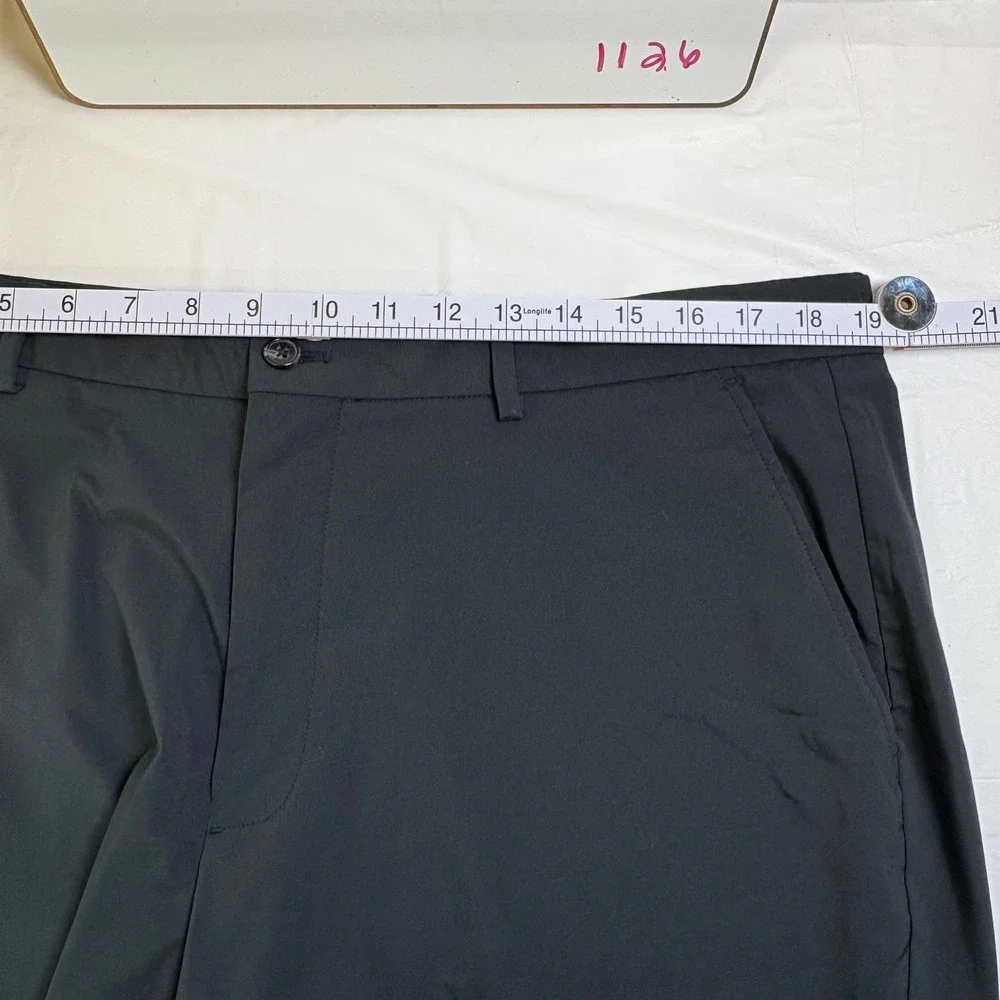 Greg Norman Mens Everbest Black Golf Shorts Size 38 Performance‎ Stretch